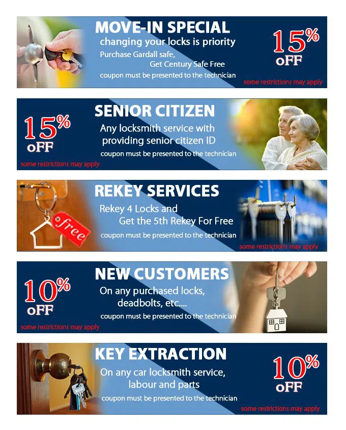 Gaithersburg Locksmith Services Gaithersburg, MD 301-969-3108 - coupon20-set-five